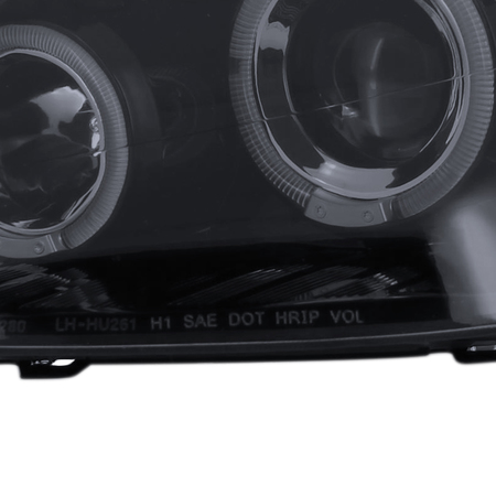 Spec-D Tuning 00-04 Ford Focus Halo Projector Headlight 2LHP-FOC00G-TM